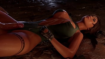 Lara gets pounded (clothed version)